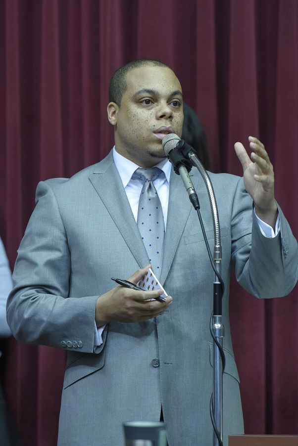 Representative Michael Butler is the ranking Democrat on the House Budget Committee.  (photo; Tim Bommel, Missouri House Communications)
